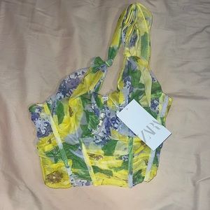 Zara corset top